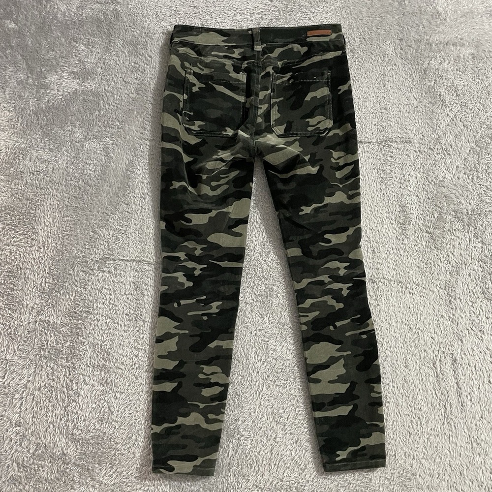 Pilcro And The Letterpress Pants Womens 26 High Rise Skinny‎ Camouflage Corduroy - Picture 8 of 8